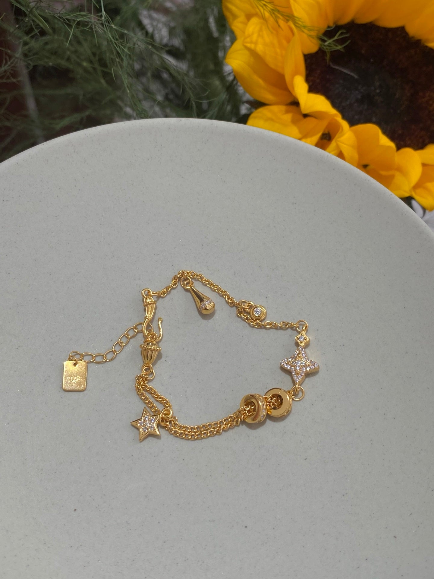 Celestial Star Charm Bracelet