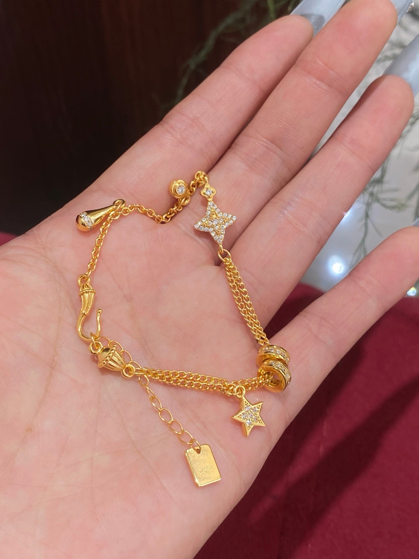 Celestial Star Charm Bracelet