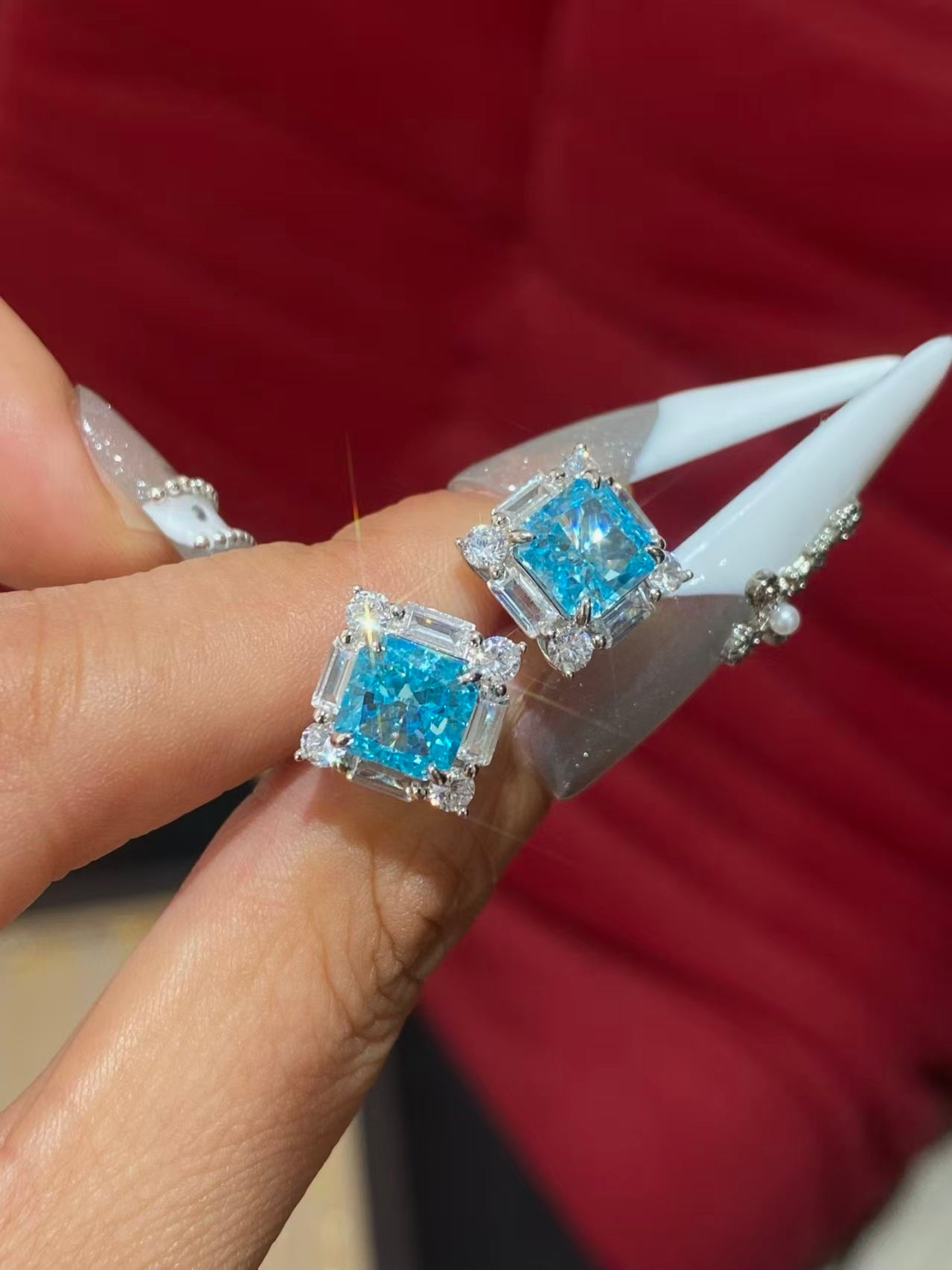 Paraiba Blue Zircon Ring | S925 Silver